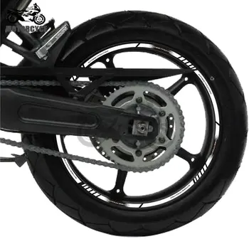 1Set de Motocicleta Adesivo Adequado para a DUCATI STREEFIGHTER Aro de Roda Adesivo de Vinil Modificado Decalque dos Acessórios da Motocicleta