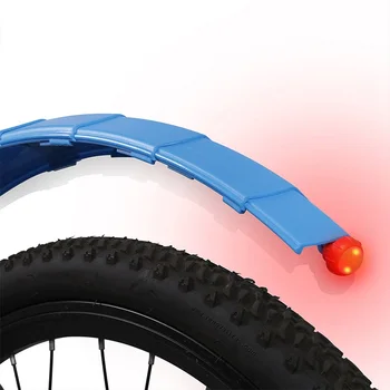 Moto Telescópica Dobragem de pára-lama com lanterna traseira Montanha de Bicicleta Frontal Traseira para Baixo do Tubo de pára-lamas de BMX Turnê de Bicicleta de Estrada de Asas