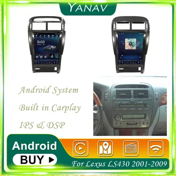 12.1 Polegadas Android Rádio do Carro Lexus LS430 2001-2009 de Navegação GPS Auto Stereo Receptor de Multimédia de Vídeo MP3 Player Unidade de Cabeça